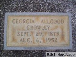 Georgia I Allgood Crowley