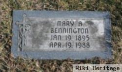 Mary A. Bennington