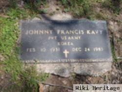 Pvt Johnny Francis Kavy