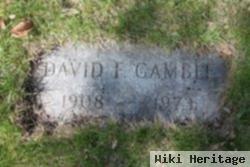 David F. Gamble