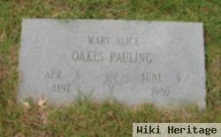 Mary Alice Oakes Pauling