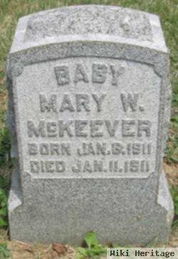 Mary W Mckeever