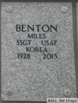 Miles Wesley Benton, Jr