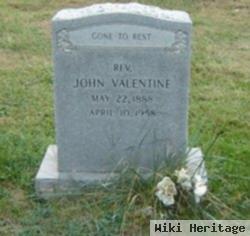 Rev John Valentine