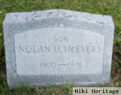 Nolan D Mcevers