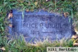 Alice A Wilhilmy