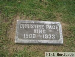 Christine Page King