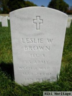 Leslie W Brown