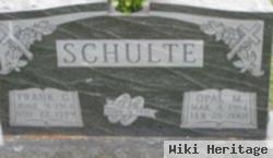 Frank G Schulte