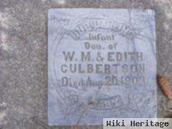 Infant Girl Culbertson