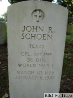 John Robert Schoen