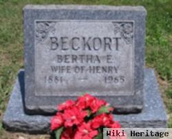 Bertha E. Beckort