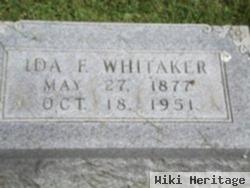 Ida F Whitaker