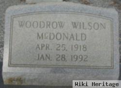 Woodrow Wilson Mcdonald