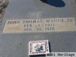 John Thomas "j.t." Wynne, Sr