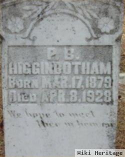 Peter Burbage Higginbotham