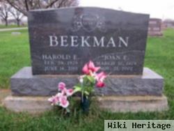 Harold E Beekman