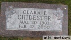 Clara P Chidester