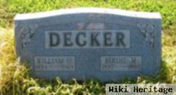 William H Decker