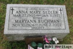 Anna Mary Bobyak Sedler