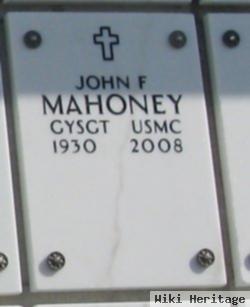 Sgt John Francis "sonny" Mahoney