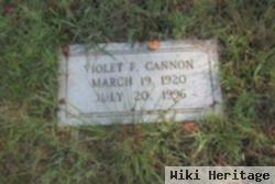 Violet F. Cannon