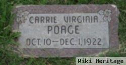 Carrie Virginia Poage