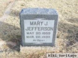 Mary Jane Wigham Jefferson