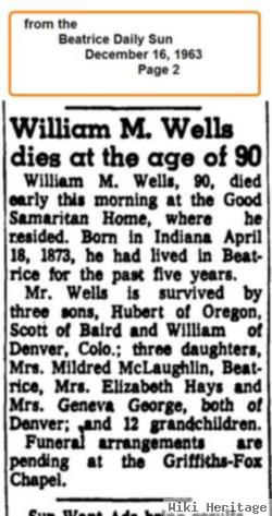 William M. "will" Wells