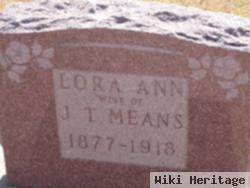 Lora Ann Parker Means