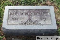 Kate M. "myers" Burckhalter