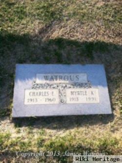 Charles Edward "babe" Watrous