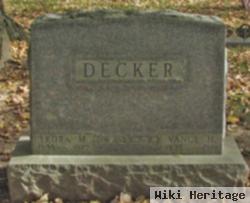 Vance H Decker