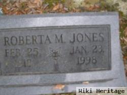 Roberta M Jones