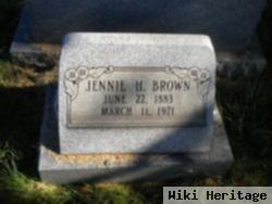 Mrs Jennie H Brown