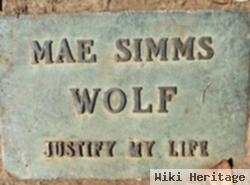 Mae Sims Wolf