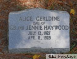 Alice Geraldine Haywood