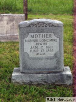 Nancy M "nannie" Longmire Irwin