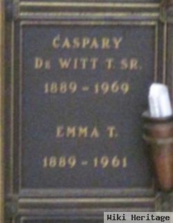 Dewitt Talmage Caspary, Sr