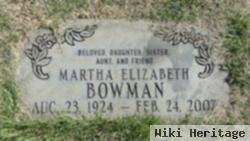 Martha Elizabeth Bowman