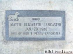 Mattie Elizabeth Lancaster