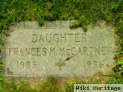 Frances M Mccartney