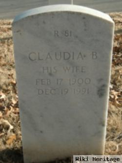 Claudia B Darden