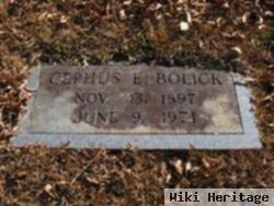 Cephus E Bolick