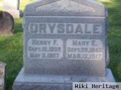 Pvt Henry F. Drysdale