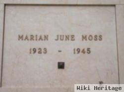 Marian June Moss