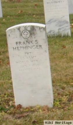 Pvt Frank S Hephinger