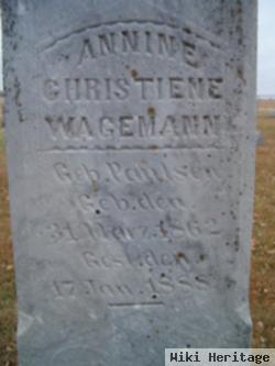 Annine Christiene Paulson Wagemann