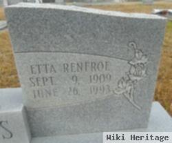 Etta Renfroe Mathews