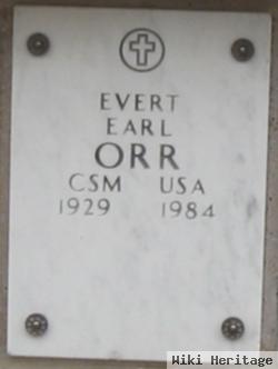 Evert Earl Orr